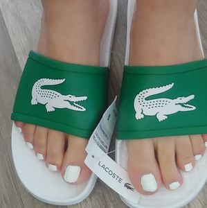 Lacoste mens slides size 9